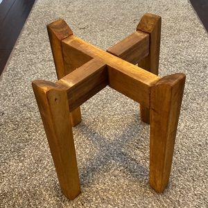 Wooden Planter Stand